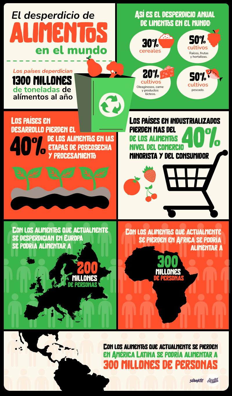 EAP Infografia desperdicio de alimentos