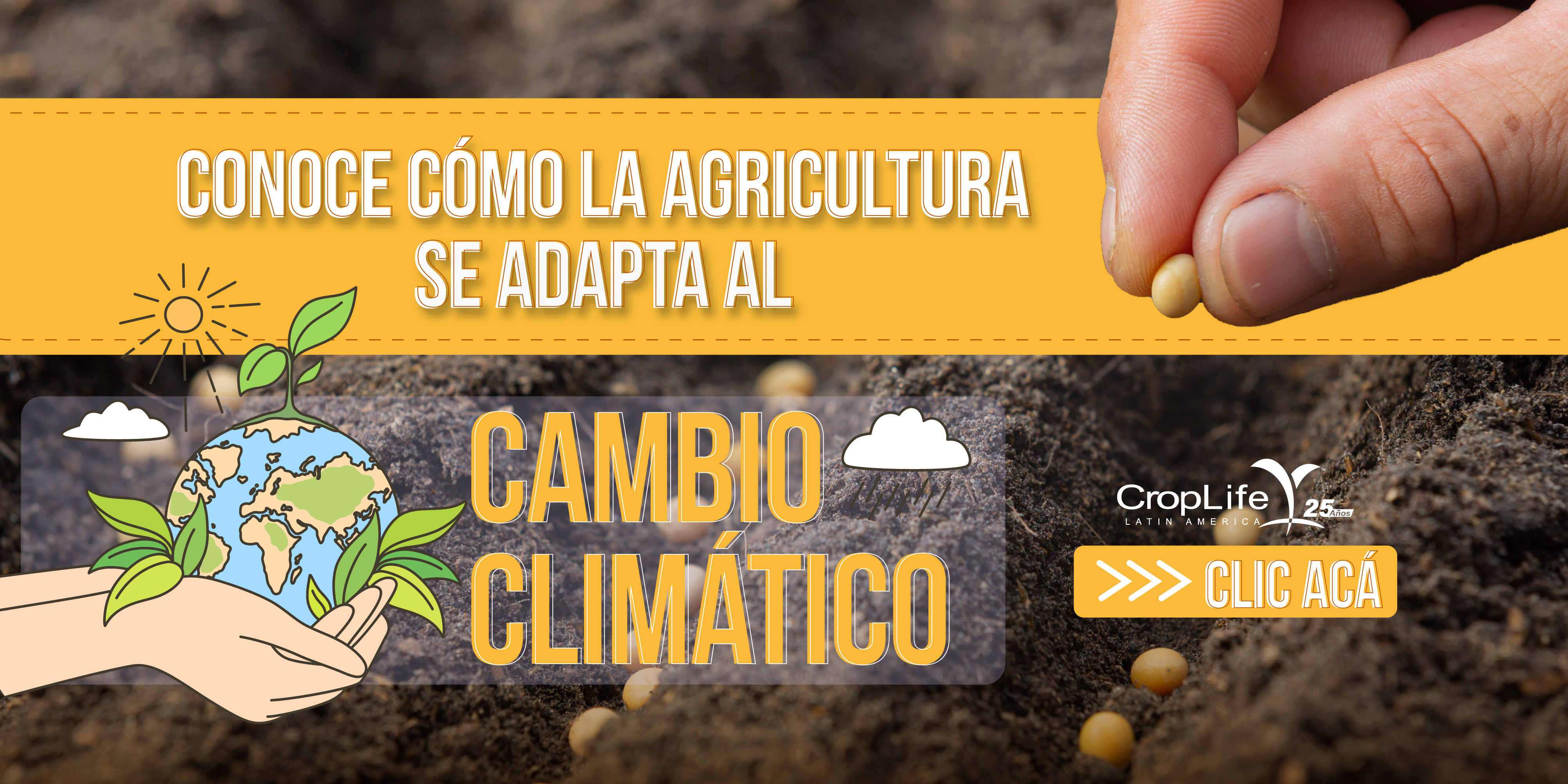 Conoce como la agricultura se adapta al cambio climáticoCambio climático